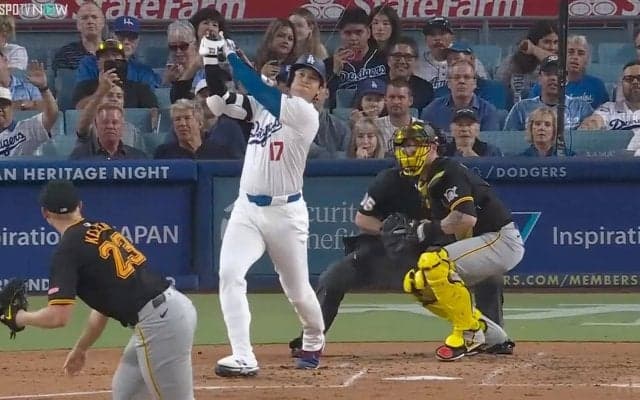 大谷翔平、リーグ単独トップに再浮上する35号2ラン 首位打者返り咲きで3冠王に迫る ドジャースは快勝で連敗脱出