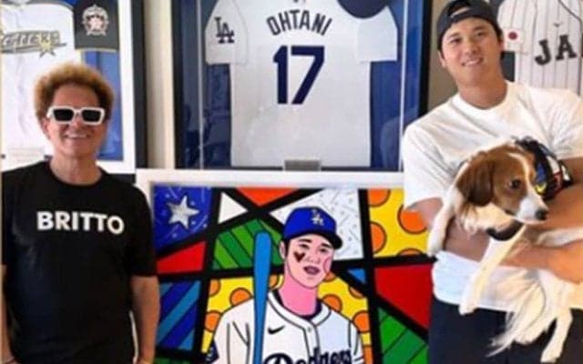 「デコピンまた大きくなった？」大谷翔平が抱っこ…近影に大注目、真美子夫人も笑顔