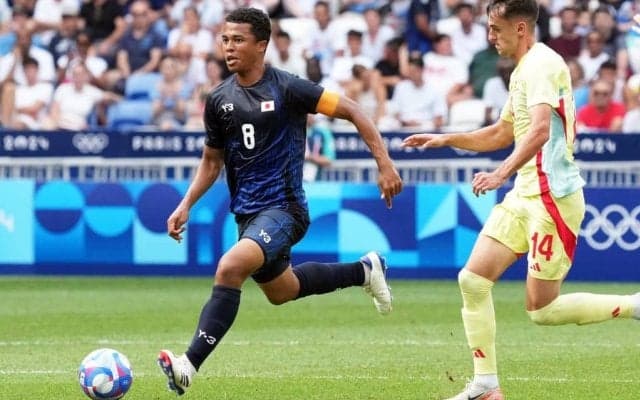 パリオリンピック男子サッカー日本代表「激闘の記録」PHOTOギャラリー52枚　準々決勝スペイン戦　32年ぶりの金メダルに輝いた世界王者と激闘！エース細谷真大「美しい」同点ゴールは幻に…
