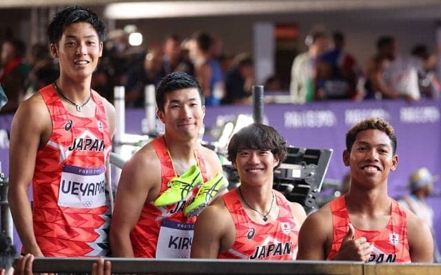 【パリオリンピック男子４×100mリレー】２走にサニブラウンを抜擢　５着もメダルに０秒17差と今後への可能性を証明