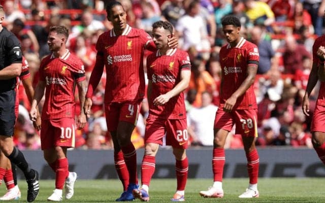 遠藤ベンチ外のリバプール、ジョタの華麗ボレー弾などでセビージャに4発快勝【プレシーズンマッチ】