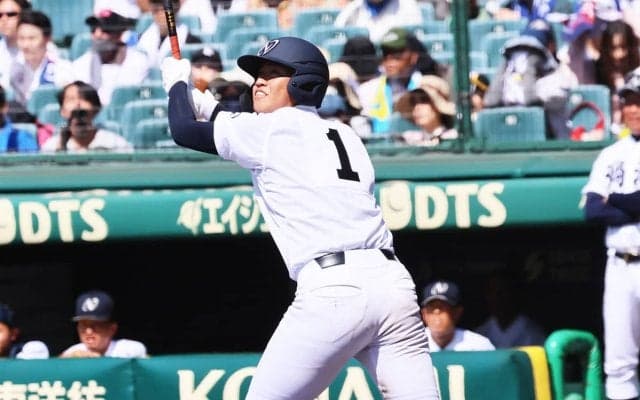 夏の甲子園で見つけた逸材！ 鳴門渦潮のエースで４番・岡田力樹のスイングに見たバットマンとしての将来性
