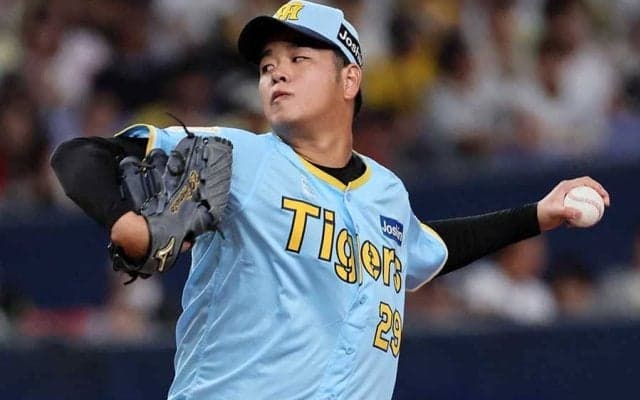 復活登板で打者圧倒「最強左腕」　復活した虎のエース…当たらぬ魔球「エグすぎます」