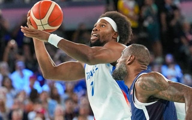 得点源を務めたフランスのヤブセレ…NBA復帰に強い意欲「2度目のチャンスを待っていた」