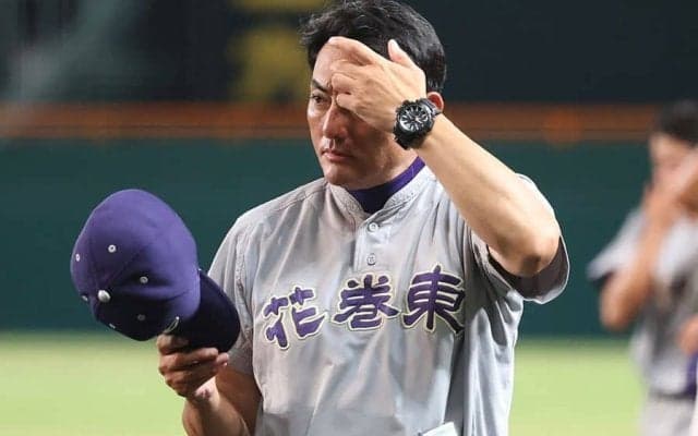 花巻東2回戦敗退　49校目の聖地登場…巨人コーチ息子“スーパー1年生”躍動も完封負けで涙