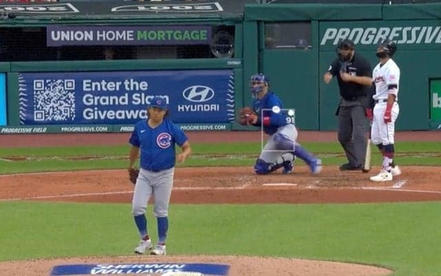 一体、何が起きた！？ 今永昇太、衝撃の“奪三振シーン”　相手打者が脱力してフラフラ… 様子がおかしくなる