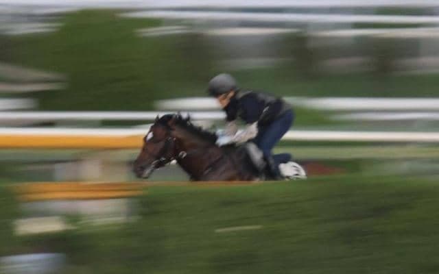 オオバンブルマイ、キーンランドC1週前追い切り速報/栗東トレセンニュース