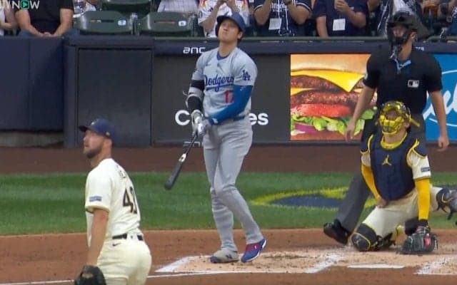 大谷翔平を「舐めすぎ」 ほぼ真ん中に“失投”→爆速37号弾丸アーチ　被弾した投手の様子がおかしくなる