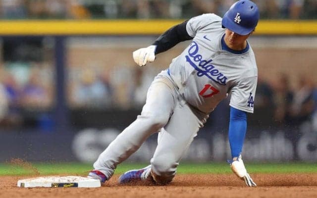 大谷翔平が「35-35」　Aロッドに並ぶ史上2位のスピード記録、今季6度目のマルチ盗塁