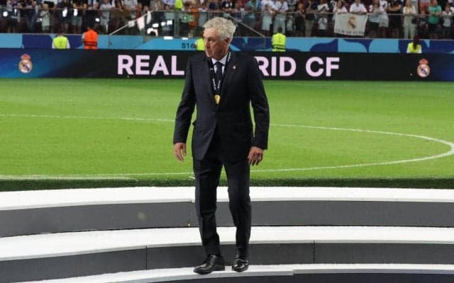 「ムバッペには素晴らしいクオリティがある」UEFAスーパー杯制覇のアンチェロッティ監督、チームに手応えもここから熟成へ「良いバランスを見つける」