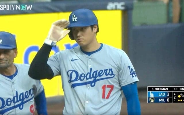 大谷翔平、球団史上2人目の35本塁打・35盗塁「35-35」達成！ 4打数ノーヒットも1試合2盗塁　ド軍は連勝が5で止まる