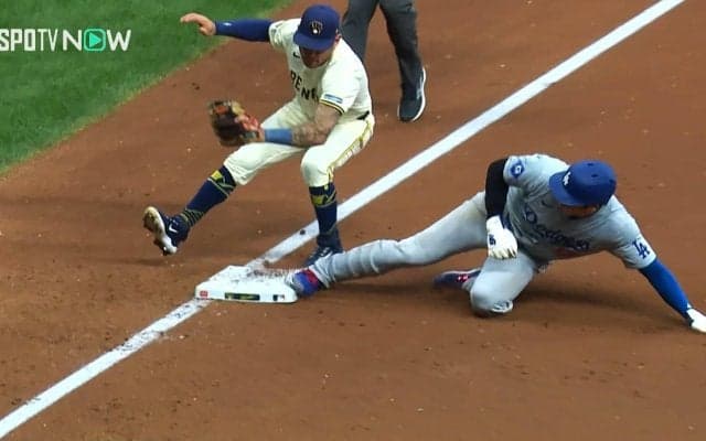 「塁間わずか10歩」大谷翔平の超スピード＆ストライドが話題沸騰！「50-50も狙える」「速すぎて笑う」三盗で今季35個目の盗塁成功