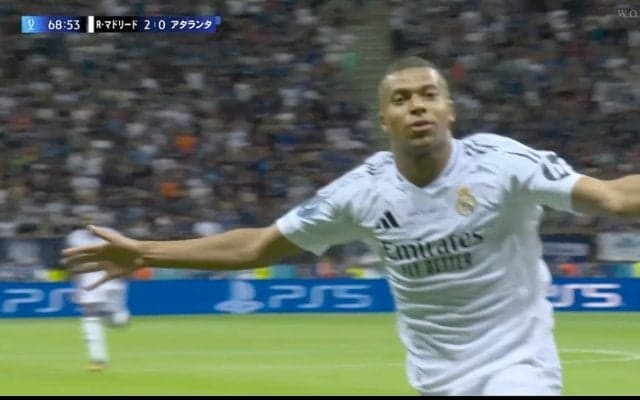 「バケモンやな」怪物・エンバペのデビューゴールが凄すぎる！圧巻の動き出しから“神コース”にズドン、豪快ミドル炸裂の瞬間