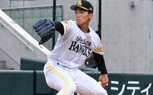 鷹19歳ドラ1を「1軍で見たい」　2軍で無双の1.69…堂々風格に「将来が楽しみ」