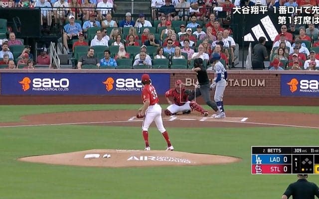 「これはボール」ベッツ、まさかの三振判定に元メジャーリーガーも苦言 「ありえない」一球…MVP男が珍しく不満露わに