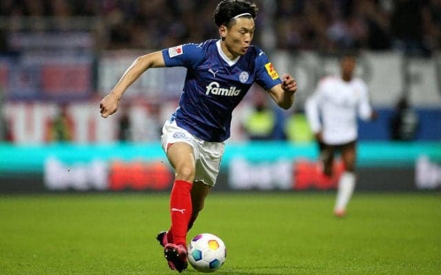 キールFW町野修斗がゴール発進！　ヘディングからの先制点でポカール2回戦進出に貢献