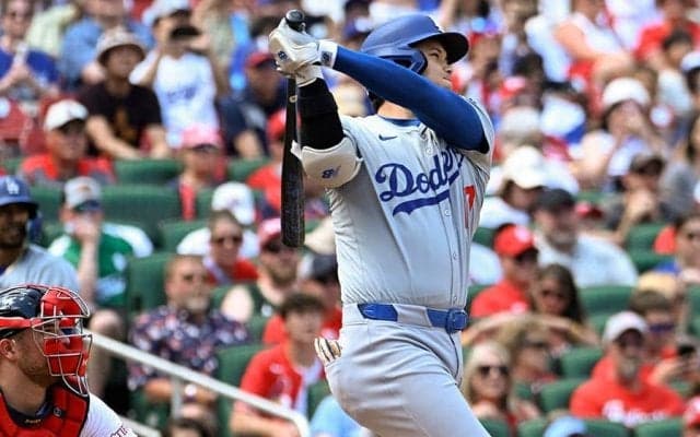 大谷翔平、39号ソロで2年連続40号に王手　8月7本目、カーショー6回無失点…ド軍勝利