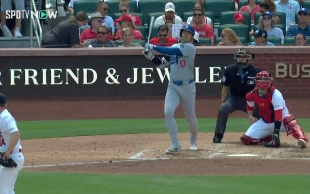 大谷翔平の驚速ライナー弾に相手キャッチャーも“確信フリーズ”…ど真ん中への失投に思わずガックリの瞬間