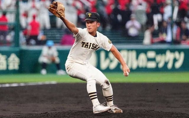 大社・馬庭が「ついに出てきた」　失策絡みで失点も…ピンチで登板に「すごい主人公感」