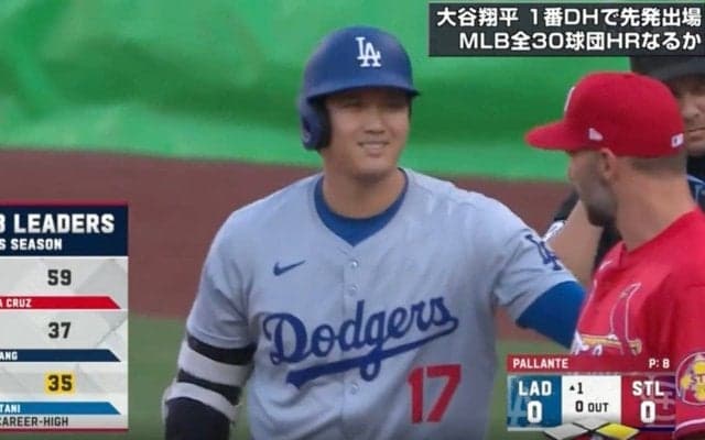なんだ、ただの聖人か… 大谷翔平、相手野手に見せた「神対応」の瞬間　安定の“挨拶シーン”に「爽やかすぎる」