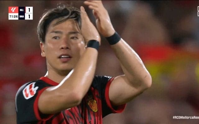 拍手喝采！ 浅野拓磨がマジョルカ・ファンの心を早くも掴んだ瞬間「愛されるな」「久保建英の初年度を思い出す」王者相手に大奮闘