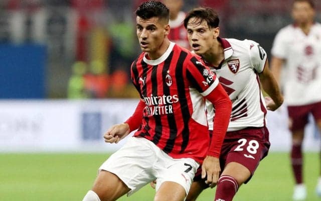 無理が祟ったか…ミランデビューのモラタが筋肉系の故障で最低3週間の離脱？