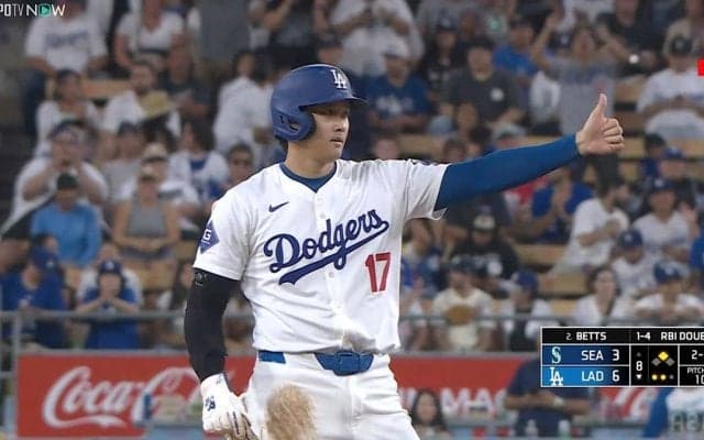 大谷翔平、今季6度目の三塁打で300塁打到達＆38個目盗塁成功　チームは代打の勝ち越し3ランで3連勝
