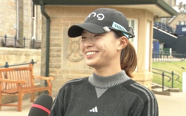 歴代覇者の渋野日向子「楽しみながらも全力で」　AIG女子オープンへ