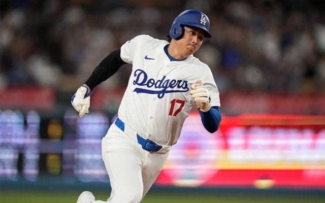 大谷翔平、40-40に“Wリーチ”　2戦連続39個目盗塁＆5戦連続安打…ド軍は4連勝