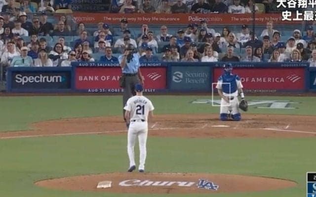 どこ見てんだよ！ ド軍投手が審判にブチギレ！　あわや“一触即発”… 監督もキレて乱入する緊急事態に