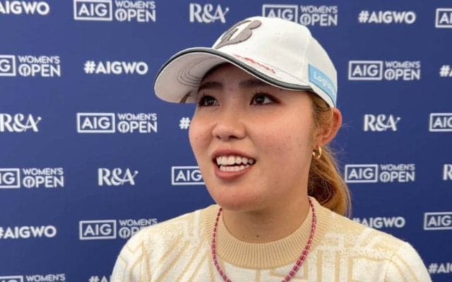 古江彩佳、最終日の巻き返しを誓う「1打1打集中して頑張りたい」