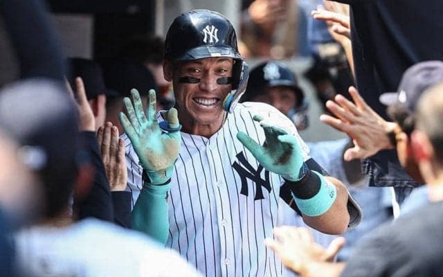 ジャッジ、1試合2発でヤ軍大勝　驚異の10戦9HRで史上5人目快挙…新記録の63発ペース