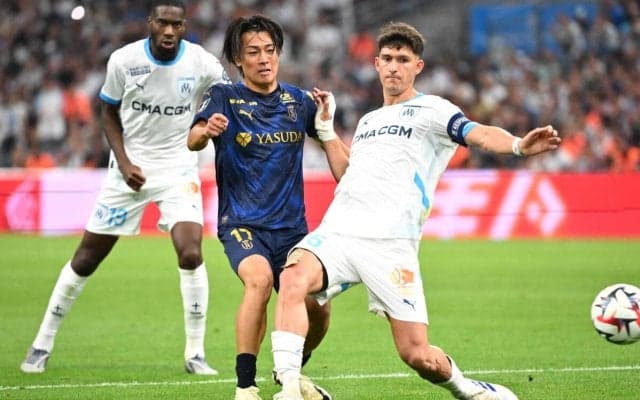 伊東純也＆中村敬斗先発のスタッド・ランス、マルセイユとの打ち合いはドロー決着【リーグ・アン】