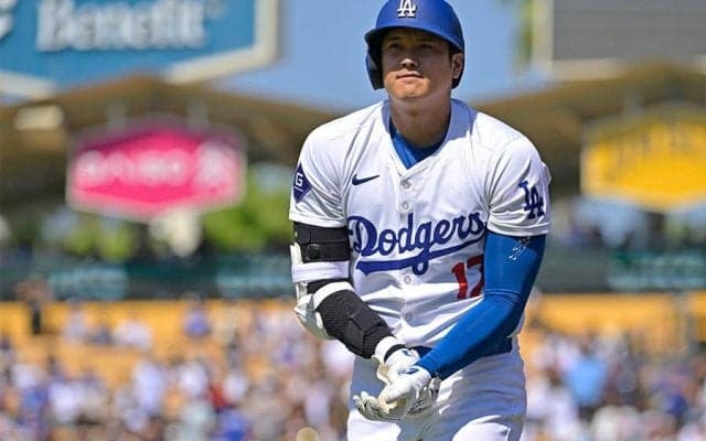 大谷翔平、試合後15分で帰宅　骨には異常なし…死球の左手首には薄手のテーピング
