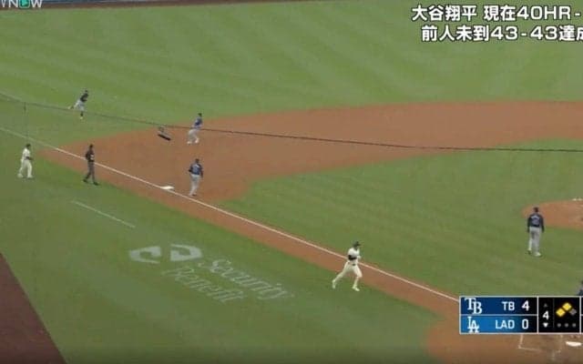 なんでそこにいるの！？ 大谷翔平が「普通じゃない」 相手チームがドン引き… 一塁から“爆速ホームイン”に球場騒然