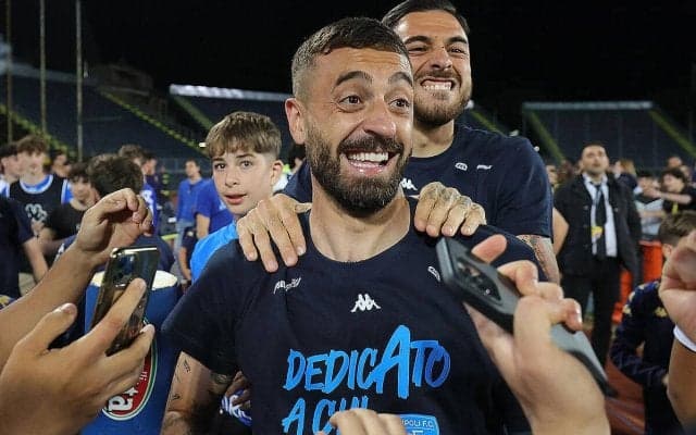 チッチョ・カプートがエンポリ退団…37歳ストライカーは契約解消の形に