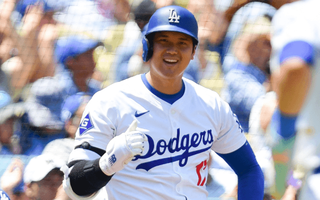 大谷翔平、死球も出場継続　「1番・DH」でスタメン…左手首にはテーピングも「グッドな状態」