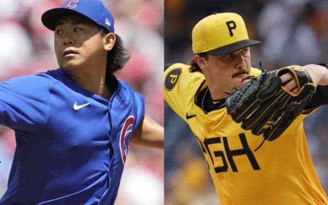 「秘密を共有」今永昇太が“怪物新人”とボールの握りを見せながら会話！ファンは興味津々「これはクールだ」「最高のルーキー」