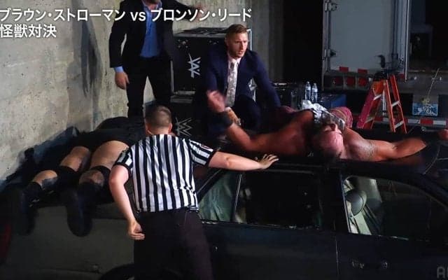 「完全にスト2」車2台を“破壊”の場外乱闘にファン騒然 「150キロvs175キロ」の怪獣対決で大惨事