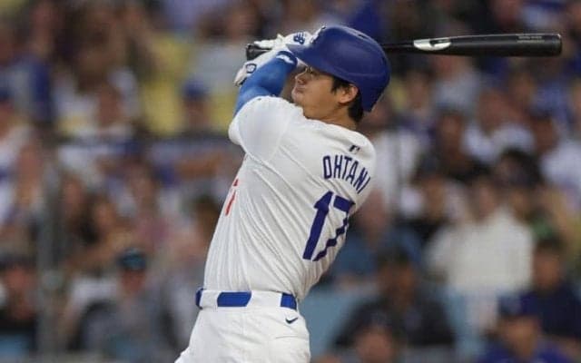 大谷翔平、42号本塁打！8月“10本目”のアーチで史上初「45‐45」→「50-50」へまい進　21年サイ・ヤング賞右腕から先頭打者弾