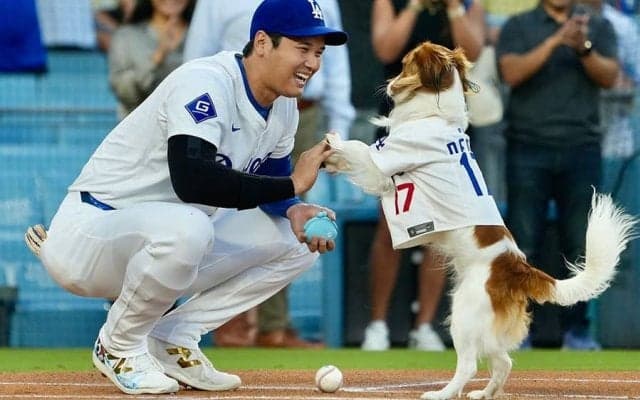 女性レポーターも“大谷家族”に惚れ惚れ　敵味方関係なし、初共演は「最高にかわいい」