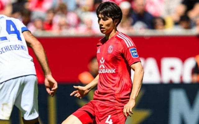 田中碧の移籍金は6.4億円か？ デュッセルドルフの練習不参加、渡英しリーズ移籍が迫る