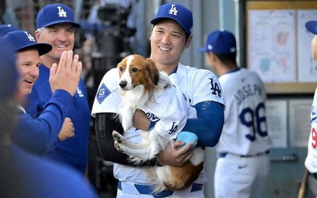 デコピンは「よく訓練されている」　大谷翔平と見事な“演出”…専門家が見た共同作業