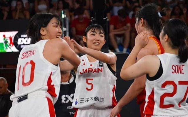 3x3U18女子日本代表がW杯決勝T進出…“最後の大会”30日深夜に決着へ