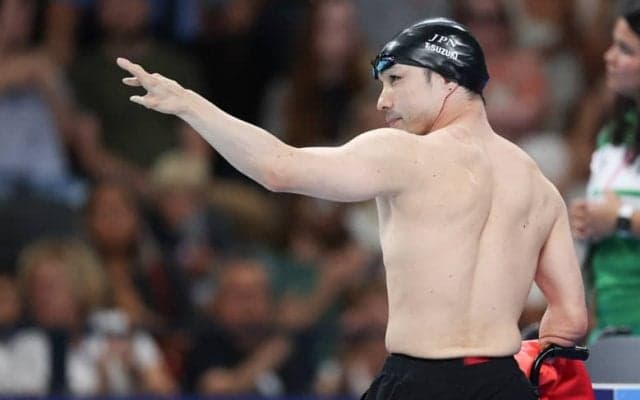 水泳の鈴木が金メダル第１号！37歳が21歳の「自分超え」果たして日本記録更新