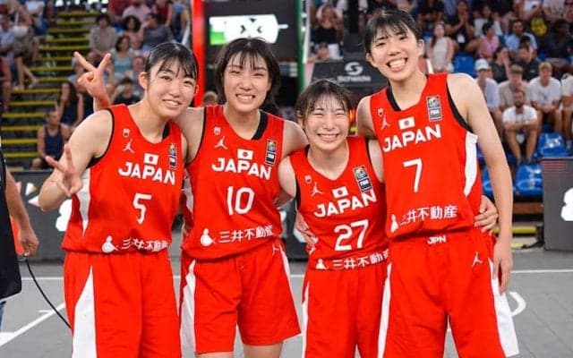 3x3女子U18日本代表が過去最高位の銀メダル！…決勝ではアメリカと2点差の大激闘