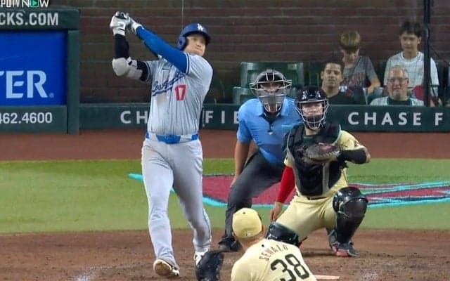 大バズり！ 大谷翔平は「ただ一人の選手」 史上初『43本塁打・43盗塁』の快挙にMLB公式も祝福