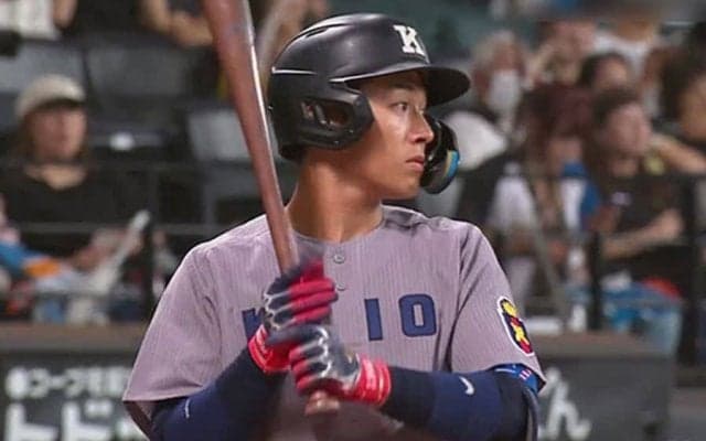 明大・宗山が2安打、清原正吾が豪快弾…東京六大学選抜が日本ハムファームに勝利