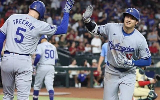 「まだ9月なのに」大谷翔平、また打った！ 先頭打者弾の44号で“50-50”に前進 連夜の一撃に米記者も愕然「どうかしている」