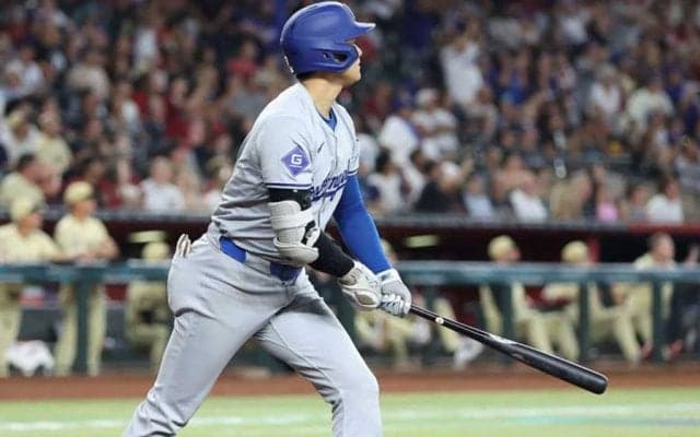 大谷翔平が「空を削り取った！」　米放送局も大興奮…衝撃の弾道にOBも愕然